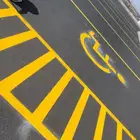 تخطيط الطرق وزفلت ومبشور الدمام