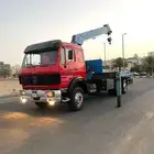 مرسيدس ال بي موديل 1988 طراز 1935 مجهز بونش BOOM TRUCK