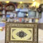 صندوق خشبي مصدف قديم تراث