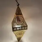فانوس رقم 2003 ذهبي واسود صغير وكبير