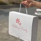 بوكس للعبايات ورق تغليف لوقو جلد ليبل قماش أكياس عبايات كرو