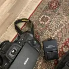 كاميرا نيكون D5200 شاحن اصلي وعدسة تامرون 18-200mm