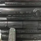 مسجل أشرطة وسي دي من سوني مع الريموت