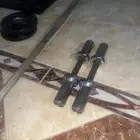 دمبلين اولمبيه وزوج اوزان 2.5 5 10 25