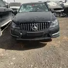 مرسيدس C300 موديل 2012 تشليح مقبل قطع غيار