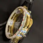 ايقاع رق بوربيت مصدف باللون الأزرق جديد للبيع
