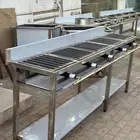 مركب غاز استيل فرن تحمير مع العيون غاز افرن مندي معدات مطعم