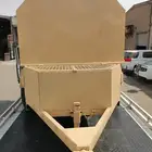 عربة للتخزين مغلقة بالكامل
