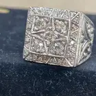 خاتم الماس ابيض طبيعي لأصحاب الذوق الرفيع فقط يستحق الاقتنا