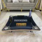 طاولة بلوت منحنيه الشكل المقاس الكبير