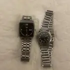 للبيع ساعه ام صليب وساعة سيكو مستعملات وكلهن شغالات