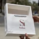 بوكس عباية أكياس عبايات لوقو جلد ليبل قماش كروت شكرا
