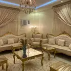 كنب كلاسيكي نظيف للمجلس 5مترف4
