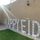 حروف ارقام اضاءه مضيئة للايجار