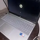 لابتوب HP مستخدم نظيف. اللون فضي معالج Icore I 7 الجيل13