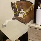 لوحة تطريز يدوي متعوب عليه شغل شخصي