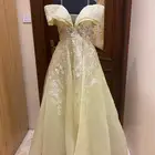 فستان اصفر
