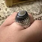 خاتم عقيق سليماني فخم جدا  فضه ثقيل