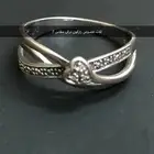 خواتم فضة نسائية احجار كريمة اصلية