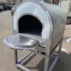فرن حجر متنقل غاز استيل