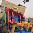 نطيطات وزحاليق وملاعب صابونيه وزحاليق مائية وملت داون