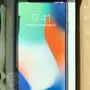 ايفون x  جديد 256 فضي