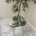 عدد اربع طاولات خدمة مرايات شبة جديدة للبيع