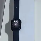 ساعة ابل اللون اسود الشاشة الكبيرة