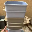 سطول زباله ودرج عتبه للبيع جديده