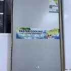 ثلاجه جنرال جولد استيل وابيض 3 قدم ونص