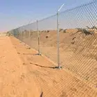 Installation of galvanized and normal fencing