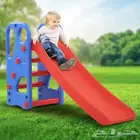 زحليقة اطفال بلاستيكية - زحاليق اطفال مع كرة سلة حجم الوسط