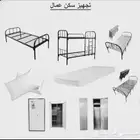 سراير حديد ومراتب وبطانيات دولايب