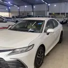 كامري 2024 ابيض نص فل جنوط شاشه كيمرا اصفار