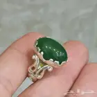 خاتم فضه عقيق هندي