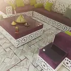 كنب مغربي كبير مع الطاولات إستخدام بسيط ارجو عدم البخس