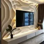 ديكور شاشات داخلي وبديل خشب