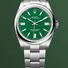 رولكس جديدة خضراء OP41 Rolex اصلية غير مستخدمة
