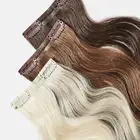 اكستنشن شعر كلبسات شعر طبيعي