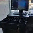 طابعه فواتير حراريه وطابعة باركود جهاز كاشير جديد كاشير مطعم