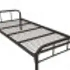 Double-sided iron bed mattress blankets. Pillows sheets c