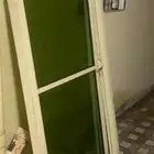 باب ألمنيوم قزاز كامل نوع الزجاج ضد الكسر والحراره متر في 2