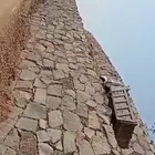 بوكلين ل مباني الحجر. فتح خط. قص اراضي