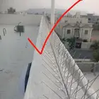شبك المكيفات طرد الحمام تركيب شوق بلاستيك