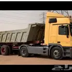 تريلا قلاب للايجار داخل أحياء الرياض يومية أو برد