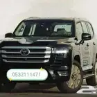 تويوتا لاند كروزر GXRL3 بنزين اسود لوحات 2025