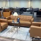 كنب جلد جديد موديلات و جديد أشكال مختلف ألوان متوفر