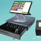 كاشير لمس تموينات مطعم  كاشير بوفيه ملحمة الربط مع zatica مر