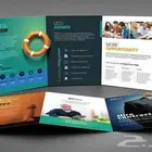 تصميم بروشور احترافي   ملف PDF عالي الجودة فقط ب 50 ريال