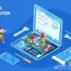 صيانه اجهزه الكمبيوتر والاب توب والطابعات